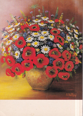 Rudolf Vesligaj, Mohn und Margereten, Naivitaide . e232