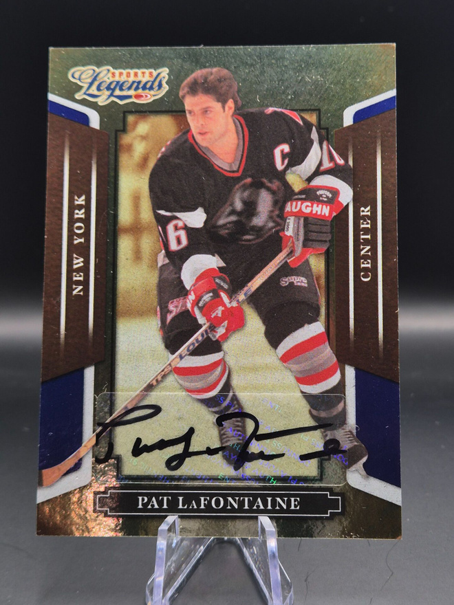 2008 Donruss Americana Sports Legends /100 Pat LaFontaine AU