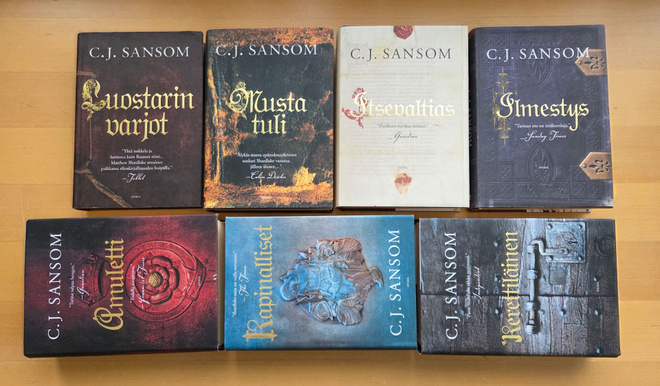 C.J. SANSOM . SHARDLAKE KIRJAT 1-7 . KOVAKANTISET .