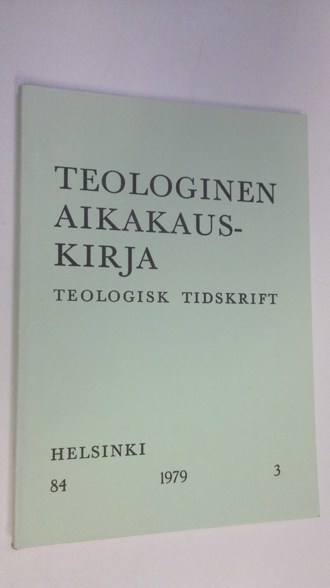 Teologinen aikakauskirja 3/1979