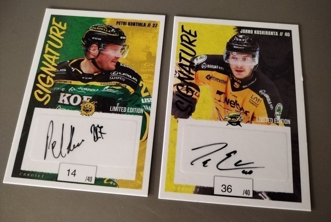 2022-23 Cardset Jarno Koskiranta LIMITED EDITION /40