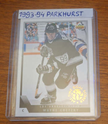 1993-94 Parkhurst-Wayne Gretzky 802 All-Time Goal Scorer Gol