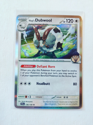 Hop's Dubwool Holo Rare