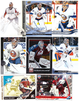 8 x Mv SEMYON VARLAMOV Avalance, Islanders, Capitals, Lokom.