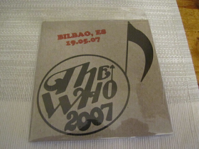 The Who Bilbao Espanja 19.5.2007 2x cd uusi