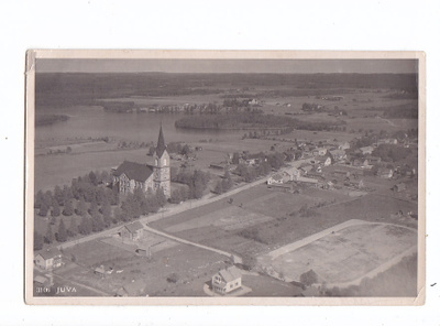 VANHA Postikortti Juva 1930-l Karhumäki