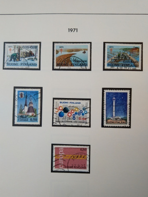 1971 Suomi postimerkki 7 kpl