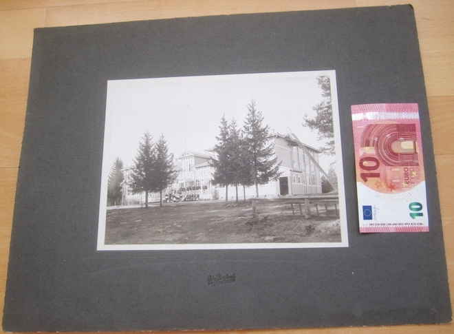 VANHA ISO Valokuva Pori/Rauma Pahvitaustainen 1900-luku