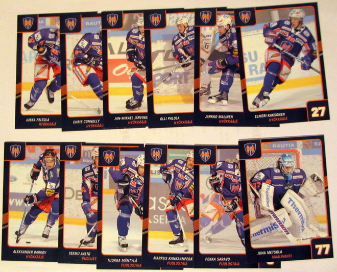 Tappara Cardset 2013-14  133-144 teamset