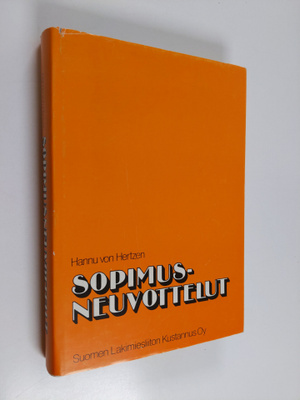 Hannu von Hertzen : Sopimusneuvottelut : siviilioikeudell...