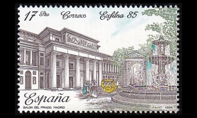 Espanja 2698 ** Postimerkkinäyttely EXFILNA (1985)