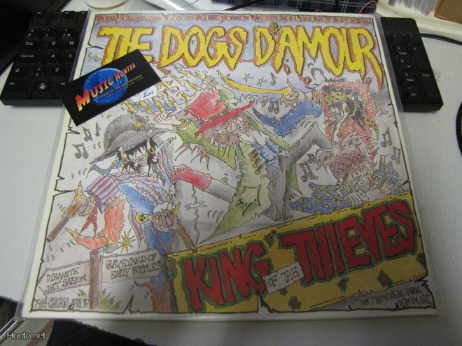 DOGS D'AMOUR - KING OF THE THIEVES -  EX+/EX+ LP+