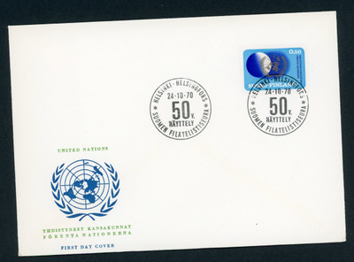 FDC 1970 Yhdistyneet kansakunnat  ( YK )