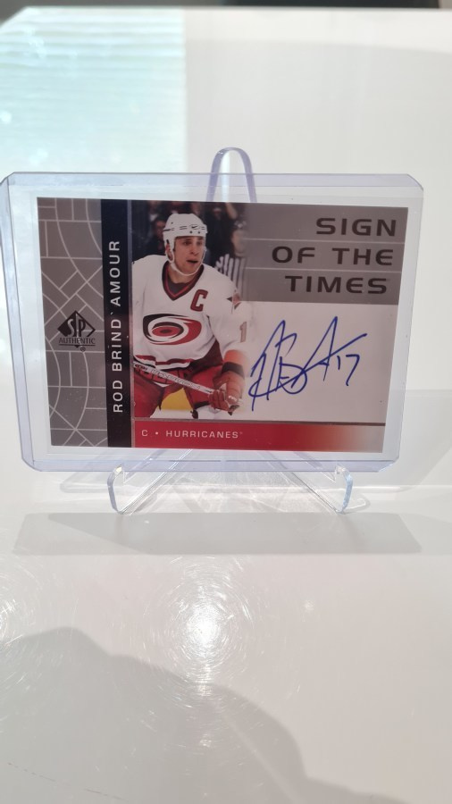 2022-23 SP Authentic Retro Sign of the Times Rod Brind Amour