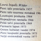 Laura Ingalls Wilder : Hopeajärven rannalla - 5. painos 1990 - pikkukuva 3