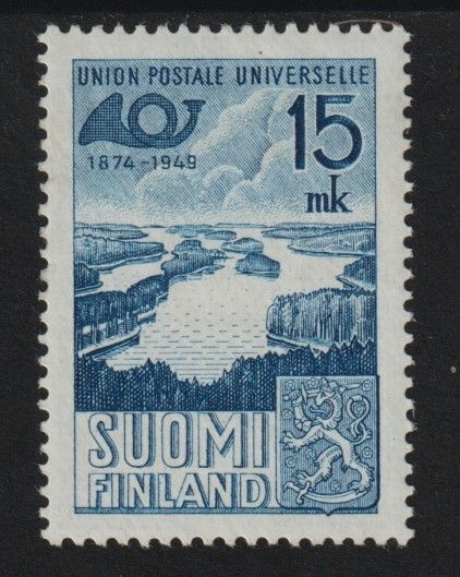 1949 UPU 75v merkki leimaamattomana