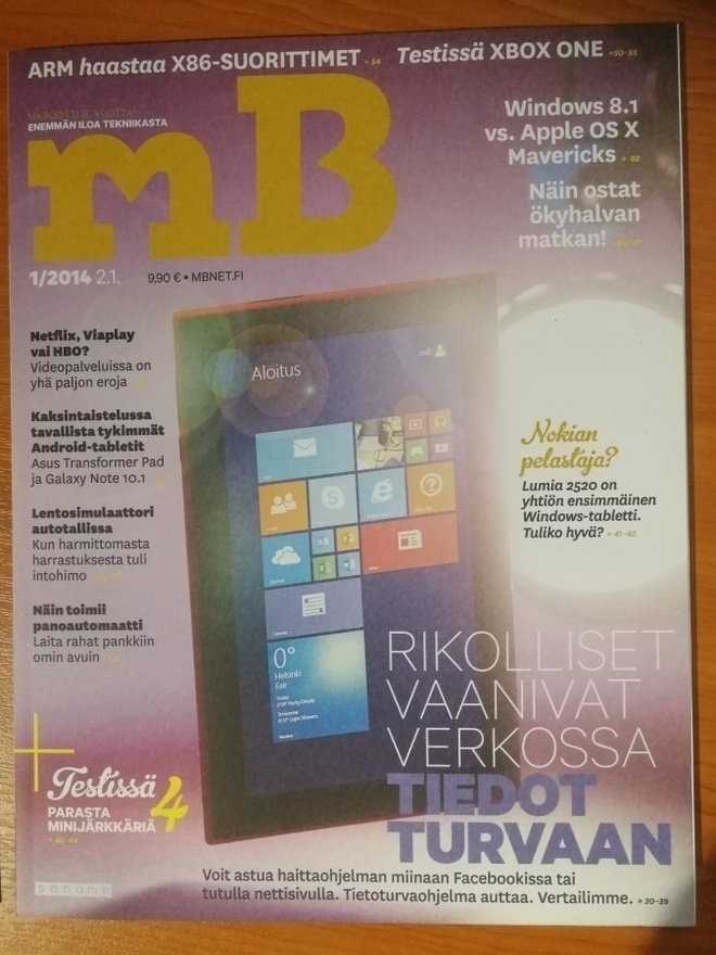 Mikro-Bitti vuosikerta 2014, Nrot 1 ja 2