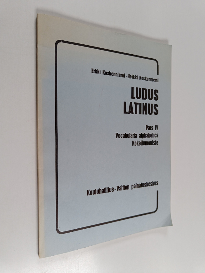 Ludus latinus : Pars 4 : Vocabularia alphabetica
