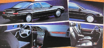 1990 Peugeot 605 esite - KUIN UUSI - suom - 18 sivua
