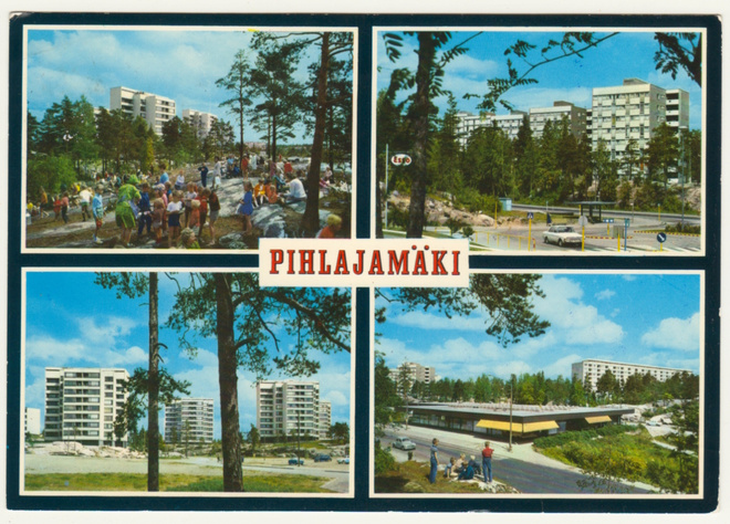 Pihlajamäki Helsinki maisemia 1971