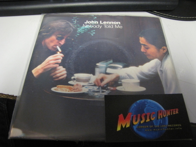 LENNON / ONO - NOBODY TOLD ME / O SANITY EX-/EX- 7''