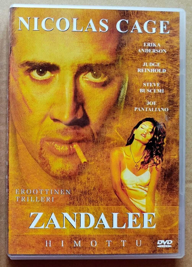 ZANDALEE – HIMOTTU - Suomalainen DVD 1991/2003, Nicolas Cage
