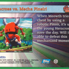 Pokémon 2001 Topps Heracross vs. Mecha Pinsir! - pikkukuva 2
