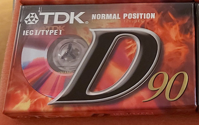 TDK D-90 Uusia. Viimeisin versio mitä tehtiin.