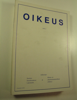 Juha ym. (toim.) Pöyhönen : Oikeus, 1-4/1992