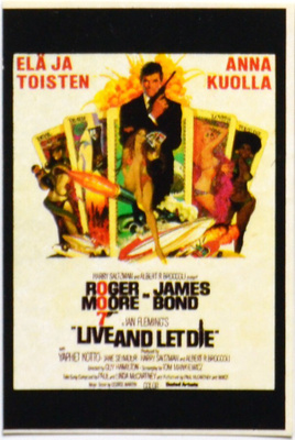 R-kioski-tarra: Elä ja anna toisten kuolla (James Bond 007)
