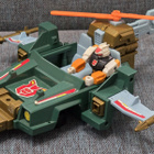 Transformers G1 ATTACK CRUISER & SPROCKET (AM) 1990 *100%* - pikkukuva 5