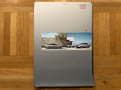 Esite Audi A4 B6 Sedan ja Avant, 2002