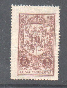 Keski-Liettua 1921 5m