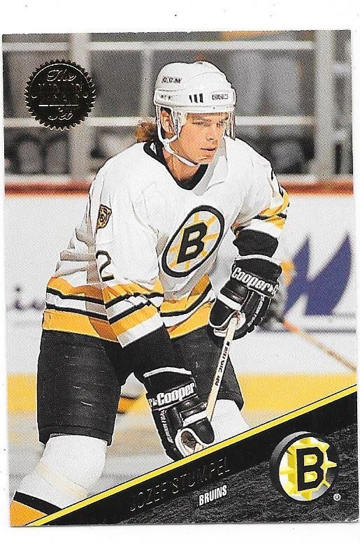 1993-94 LEAF #404 Josef Stumpel, Boston Bruins & Kärpät