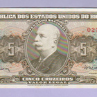 Brasilia 5 Cruzeiros v.1958 UNC P-158e - pikkukuva 1