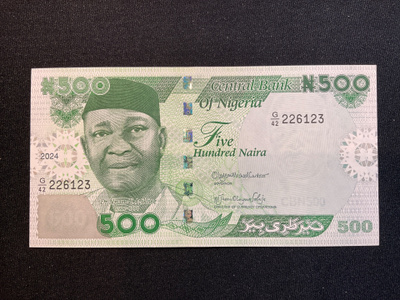 Central bank of Nigeria 2024 uusi
