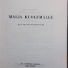 Dorothy B. Hughes: Malja kuolemalle, Suomen Kirja 1944. 272s - pikkukuva 4