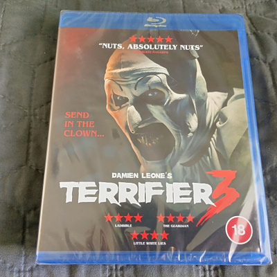 Terrifier 3 Blu-ray **muoveissa**