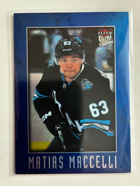 Matias Maccelli 24-25 Fleer Ultra #SN 25of30 Ultra Sensation