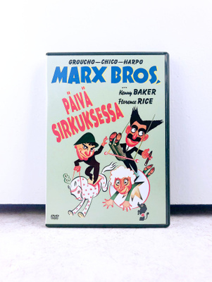 Päivä sirkuksessa (1939) DVD Suomijulkaisu Marx Brothers