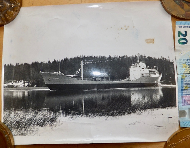 VANHA Valokuva Laiva m/s Granvik 1960-l