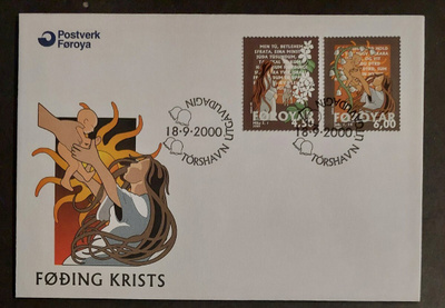 Färsaaret 2000 - Joulu FDC
