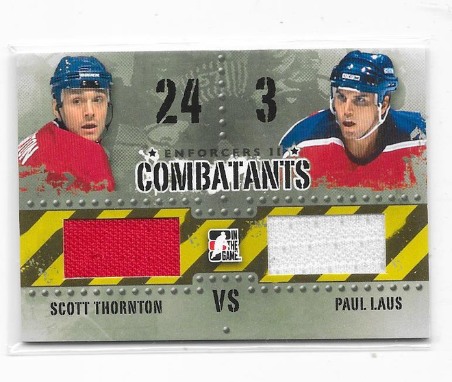 2013 ITG Combatants Jersey #19 Scott Thornton & Paul Laus