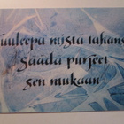 KULKEMATON ANNELI STENROOS KALLIGRAFI AJATELMA - pikkukuva 1