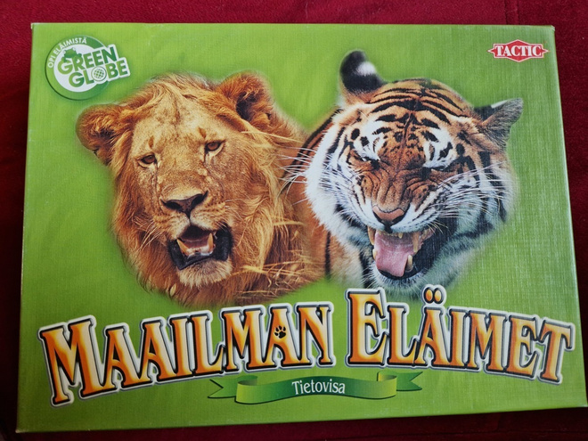 Maailman Eläimet kortti tietopeli Tactic 2009. Uudenveroinen