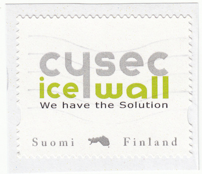Omakuvamerkki Cysec Ice Wall, leikkeellä