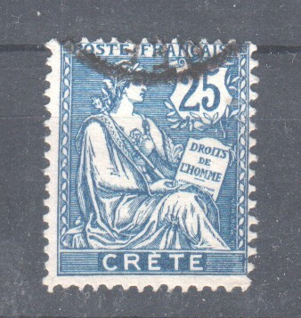 Ranskan posti kreetalla 1902 vanhaa
