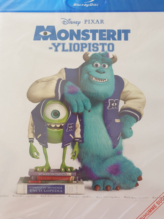 MONSTERIT YLIOPISTO BLU-RAY SUOMIPUHE UUSI