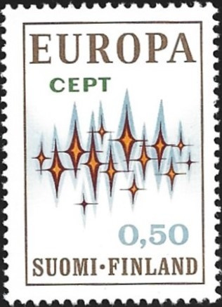 1972 Eurooppa-merkit 0,50 mk ** LaPe 701
