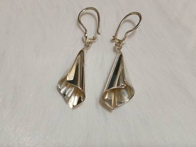 Design Salovaara hopeiset korvakorut 925 Finland